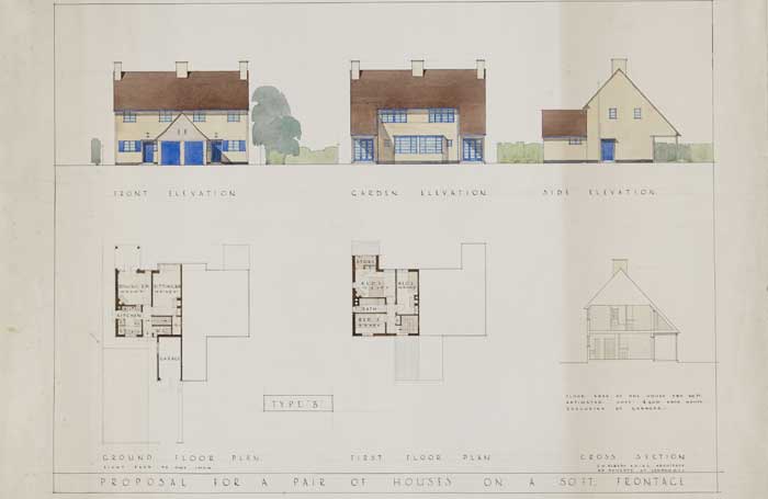 Pair of houses by Jessica Albery (RIBA99384)