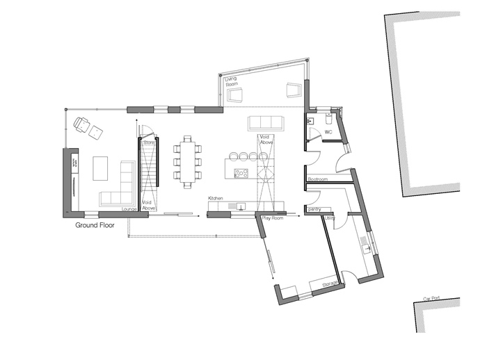 houseglebefloorplanone700x455jpg