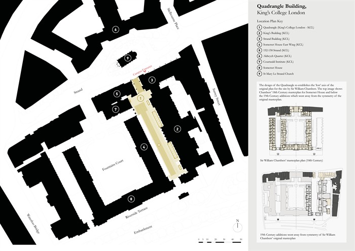 Quadrangle Building Kings College LondonHall McKnightWEBIMAGE16jpg