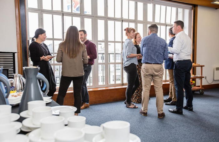 Access info Architects at a networking event in 66 Portland Place Londonjpg