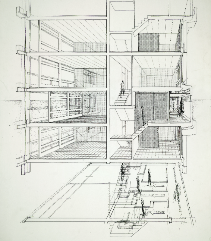 Trellick Tower sectionpng