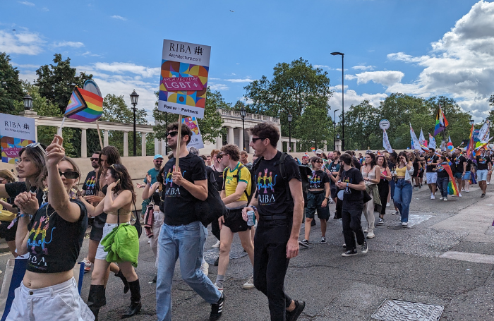 RIBA at Pride London march 700x455png