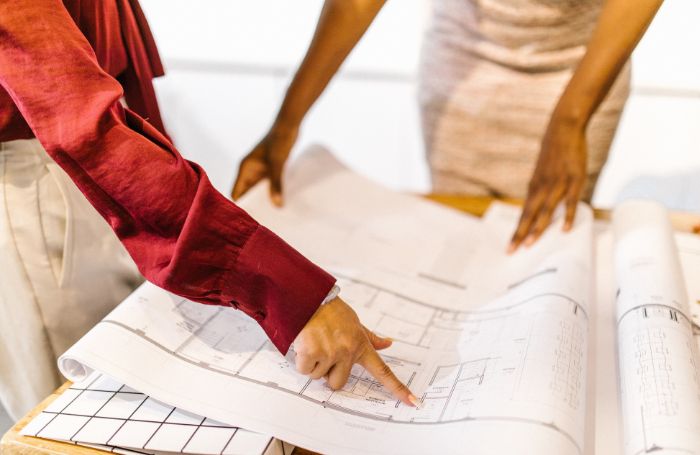 Architects looking over a designjpg