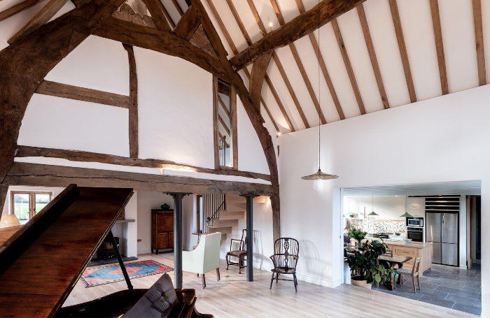 Cruck Framed House by Flint Architecture with Arrol Architects 700 x 455png