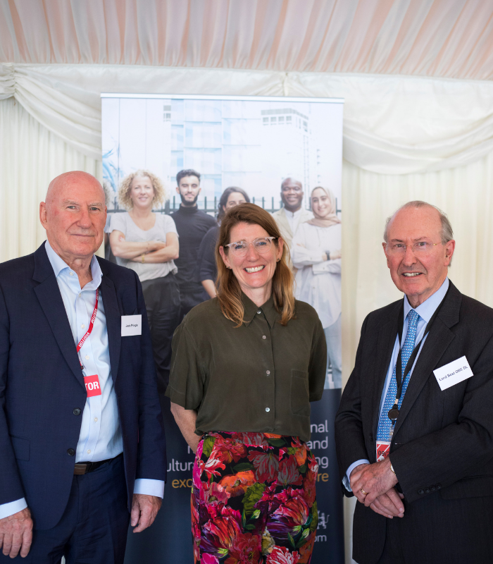 Jack Pringle Chair of the RIBA Board Joanna Averely Chief Planner at Ministry of Housing Communiti