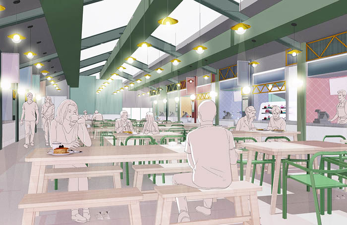 Nags Head Market internal perspective Office SM body threejpg