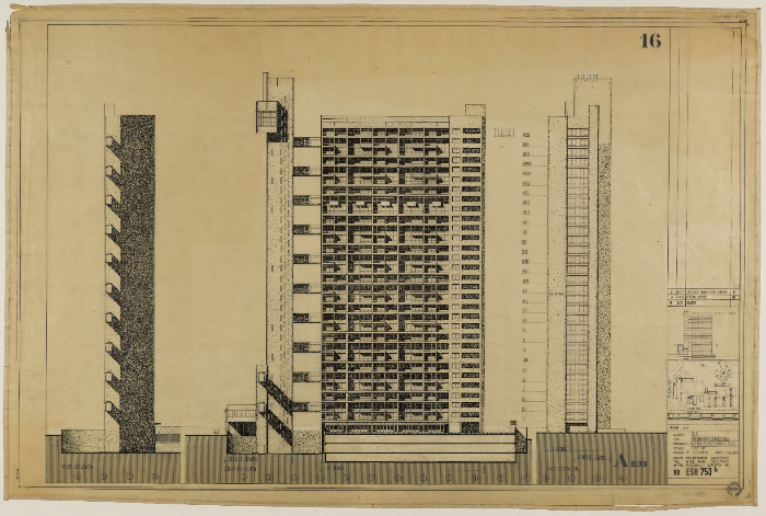 Trellick Tower elevationpng