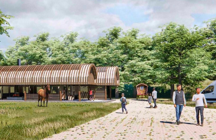Proposed building on travellers sitejpg