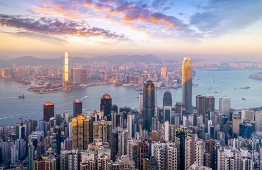 Hong Kong City Skyline and Architectural Landscape