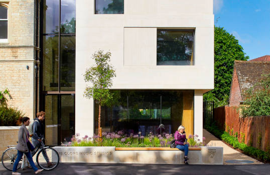 The Clore Music Studios, New College, Oxford University © Allan Crowe