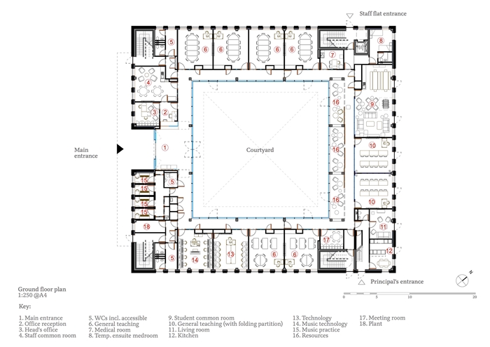 The Kings School C3832Walters Cohen Architects13body planjpg