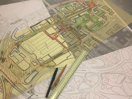 Gateshead Initial Concept Masterplan Sketch