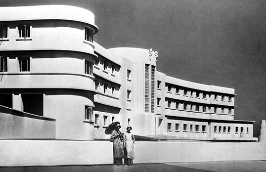 Midland Hotel, Morecambe, Lancashire: the entrance front, RIBA Collections