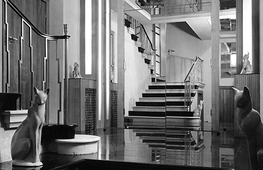 Gayfere House, Smith Square, London: the entrance hall, Dell & Wainwright / RIBA Collections
