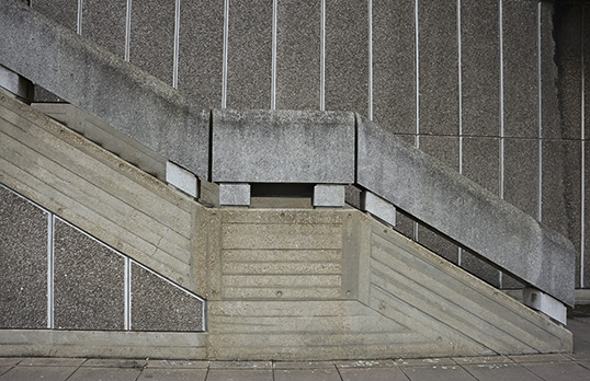 Hayward Gallery, South Bank Arts Centre, London: the staircase