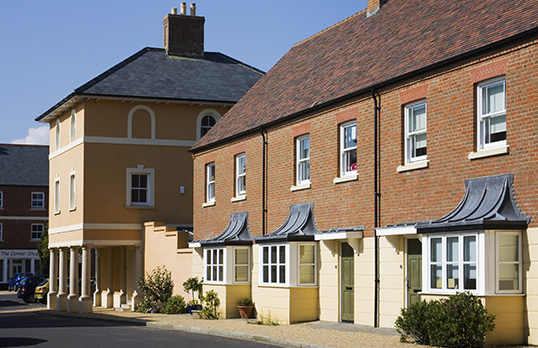 Poundbury, Dorset: cottage-style terraced houses Christopher Hope-Fitch / RIBA Collections