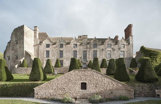 Stone built historic castle building