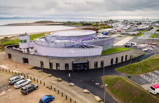 Welsh National Sailing Academy and Events Centre by Mark Wynne