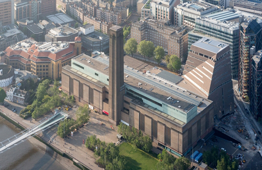 Tate Modern aerial, London