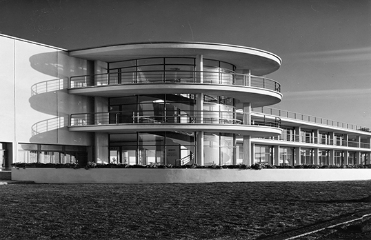 De la Warr Pavilion, Bexhill-on-sea, RIBA Collections.This photograph comes from the archive of Sir Anthony Wakefield Cox