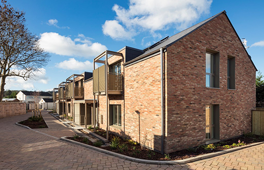 Challender Court in Henbury, Bristol. Designed by Emmett Russell Architects