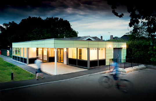 The Pavilion in East Hampshire, designed by Topmarx. RIBA Client Adviser: Ruth Butler
