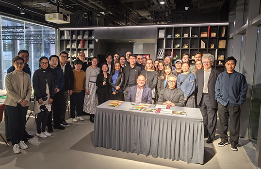 Hong Kong chapter members at a curated event with RIBA