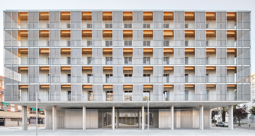 Modulus Matrix: 85 Social Housing in Cornellà has been named as the winner of this year's RIBA International Prize