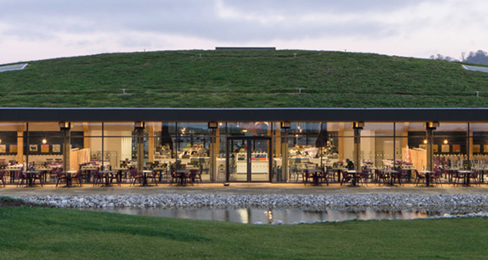 Gloucester services - photograph by Paul Miller