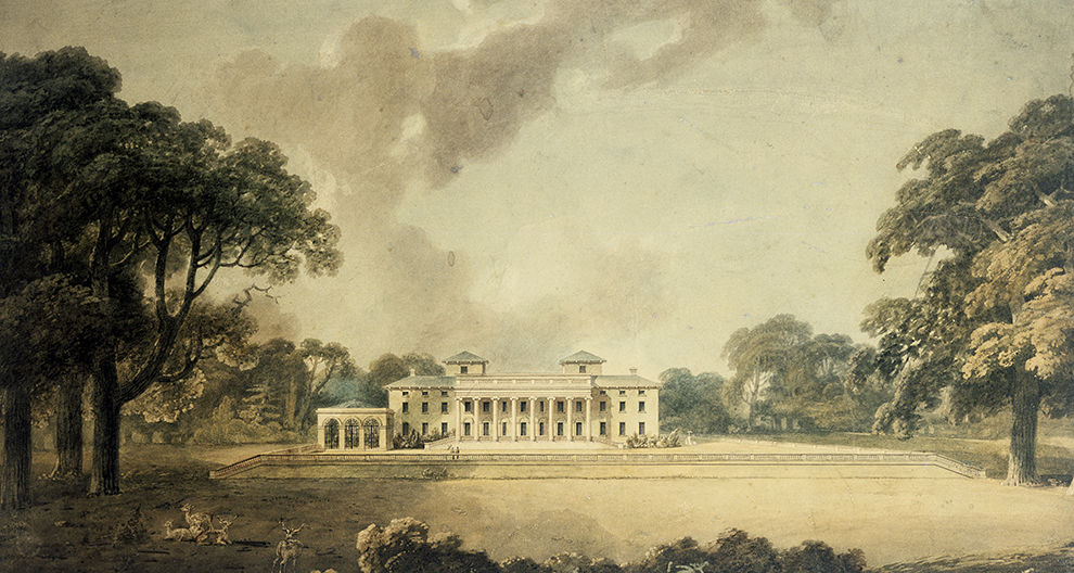 Design for alterations to the garden front of Witley Court