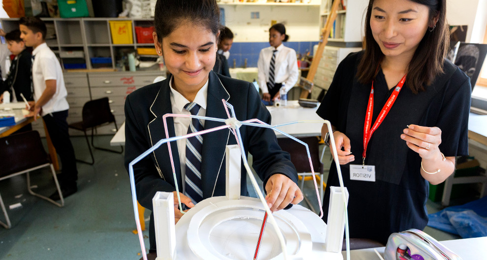 Student on the National Schools Programme
