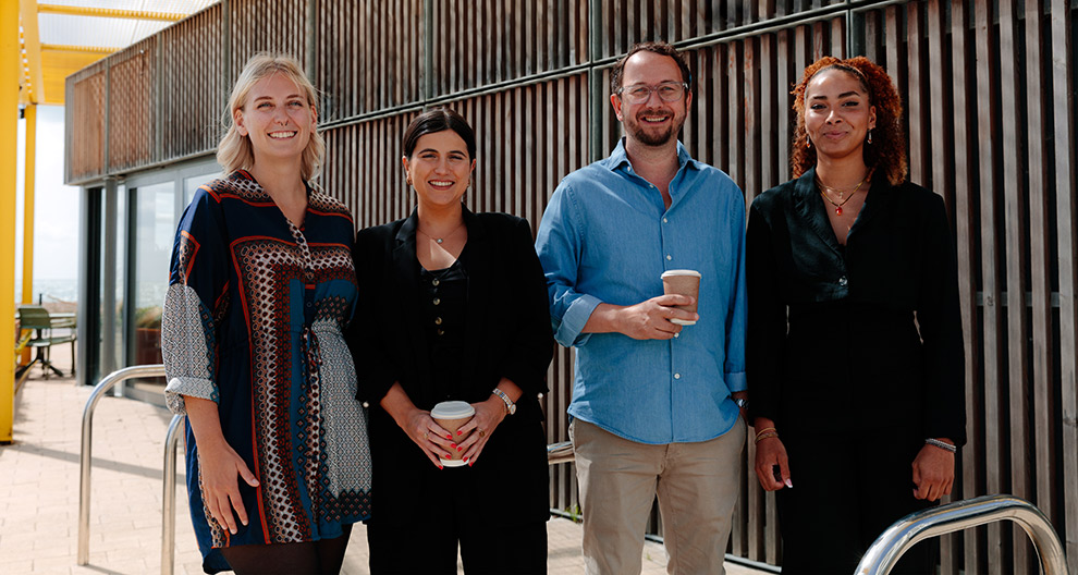 Architects posing for RIBA membership